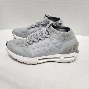 Under Armour HOVR Phantom Womens 8.5 Gray Athletic Running Shoes 3020976-107